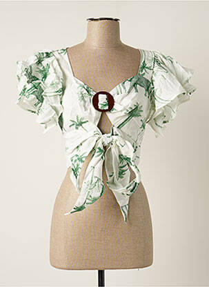 Top verde AZULU femeie