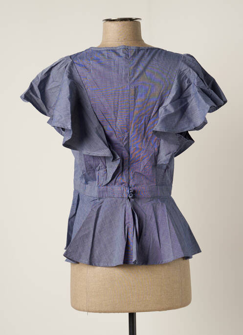 Top albastru AZULU femeie