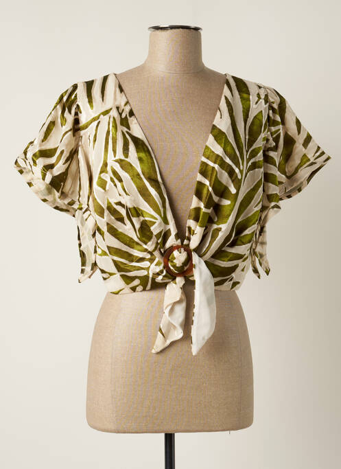 Top verde AZULU femeie