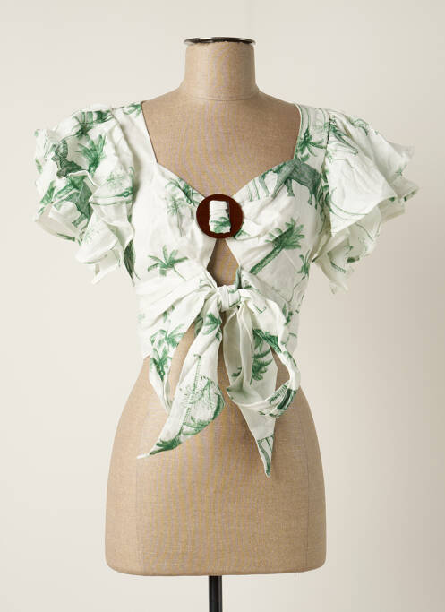 Top verde AZULU femeie