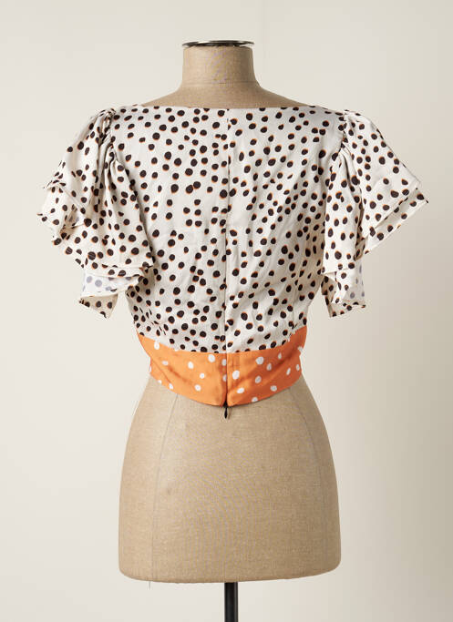 Top bej AZULU femeie