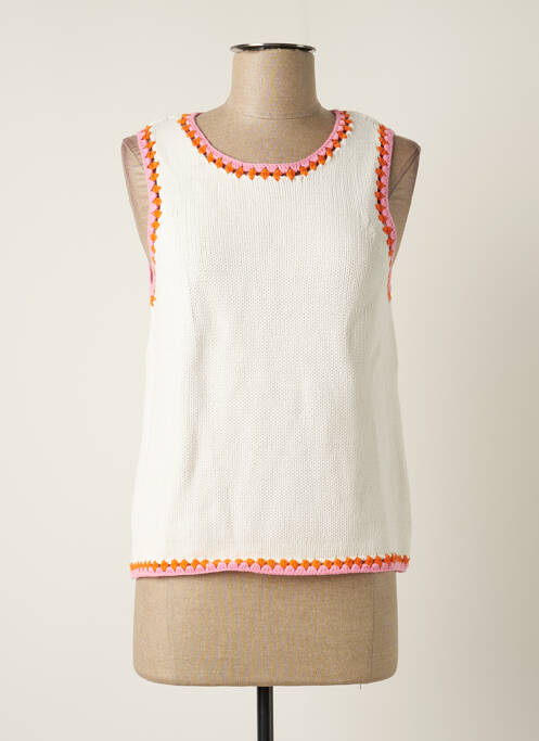 Pulover alb LES TRICOTS DE LÉA femeie