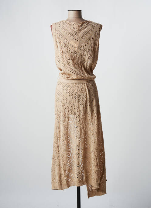 Vestă fără mâneci bej NEKANE femeie