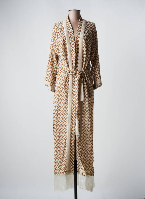 Vestă cu mâneci lungi bej PHO femeie