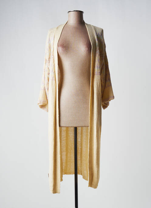 Vestă cu mâneci lungi bej NEKANE femeie