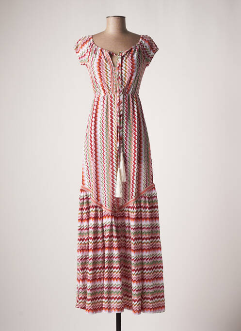 Rochie lungă roșu PHO femeie