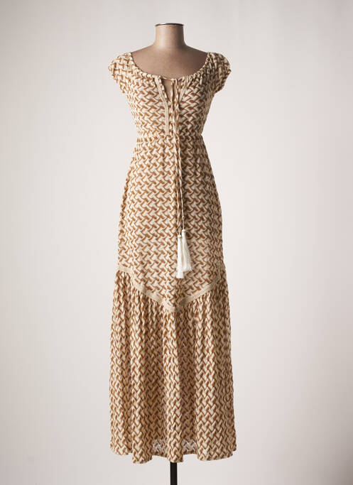 Rochie lungă maro PHO femeie