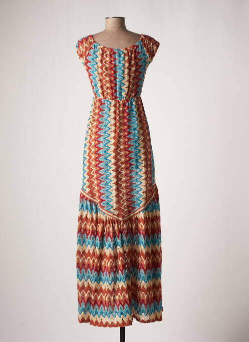 Rochie lungă maro PHO femeie