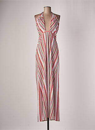 Rochie lungă roșu PHO femeie