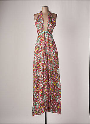 Rochie lungă roz PHO femeie