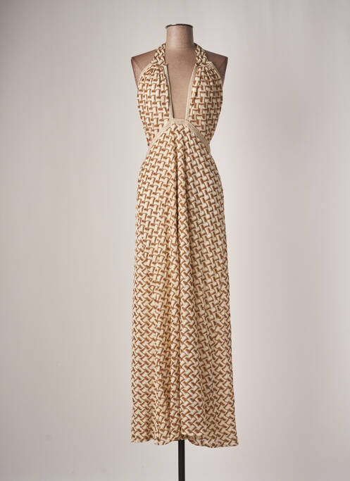 Rochie lungă bej PHO femeie