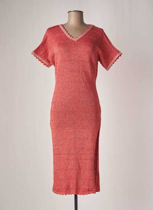 Rochie midi roz PHO femeie