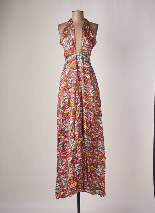 Rochie lungă roz PHO femeie