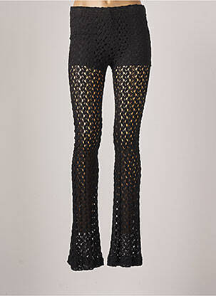 Pantalon evazat negru PHO femeie