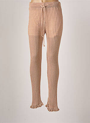 Pantalon evazat elasticitate mărime normală bej NEKANE femme