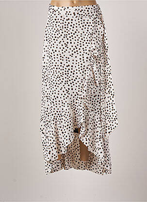 Fustă lungă bej AZULU fată