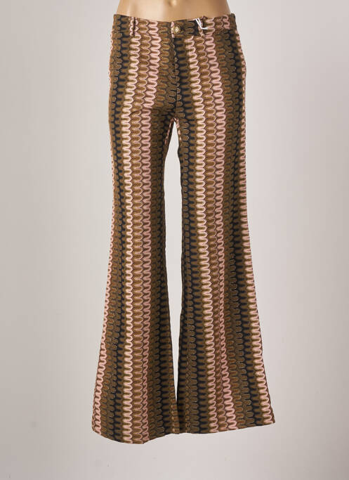 Pantalon evazat verde PHO femeie