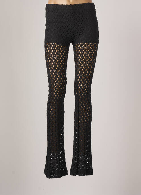 Pantalon evazat negru PHO femeie