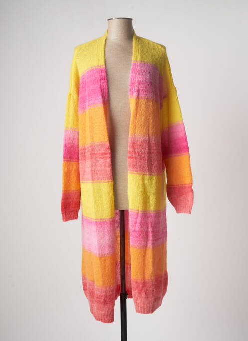 Vestă cu mâneci lungi roz LES TRICOTS DE LÉA femeie