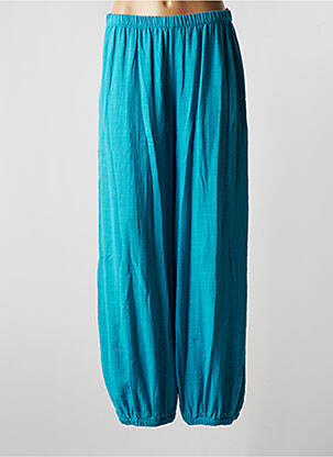 Pantalon drept albastru CHRISTELLE NIMA femeie