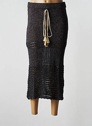 Fustă lungă gri PHO femeie