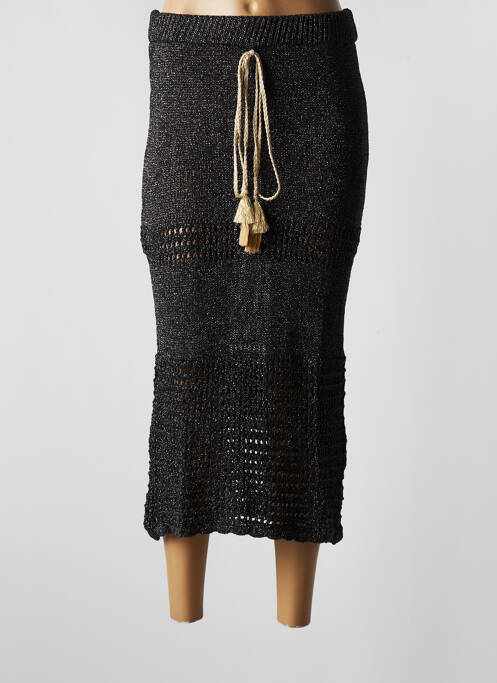 Fustă lungă gri PHO femeie