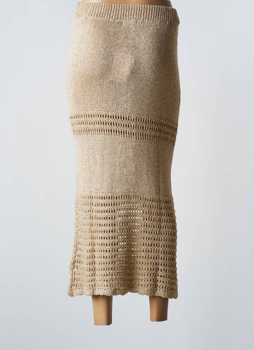 Fustă lungă bej PHO femeie
