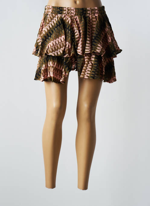 Fustă scurtă verde PHO femeie