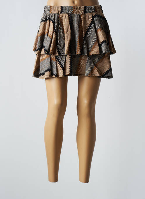 Fustă scurtă maro PHO femeie