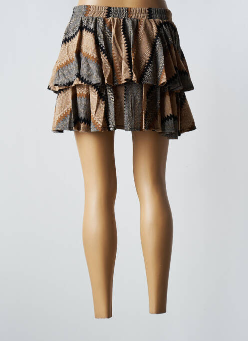 Fustă scurtă maro PHO femeie