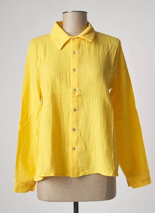 Cămașă galben JENA LEE femeie