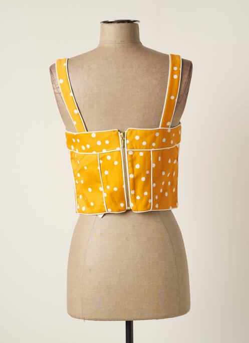 Top galben AZULU femeie