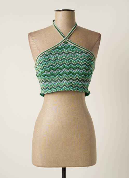 Top verde PHO femeie