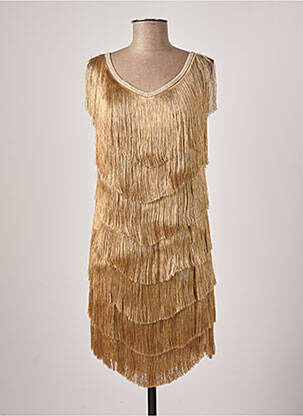 Rochie scurtă galben PHO femeie