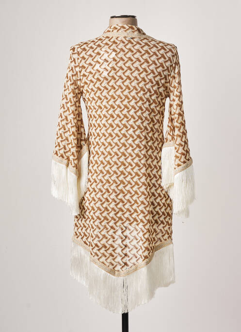 Vestă cu mâneci lungi bej PHO femeie