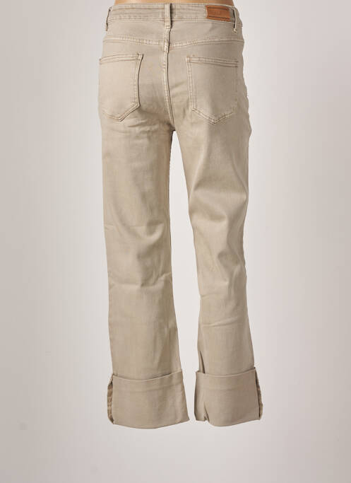 Blugi bootcut bej NÜD femeie