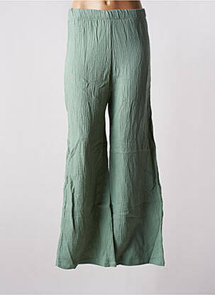 Pantalon larg verde JENA LEE femeie