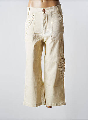 Pantalon 7/8 bej NEKANE femeie