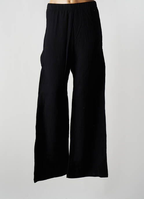 Pantalon larg negru JENA LEE femeie