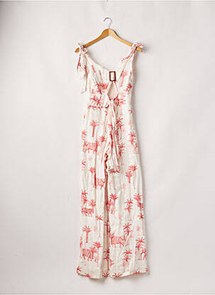 Salopetă-pantalon alb AZULU femeie