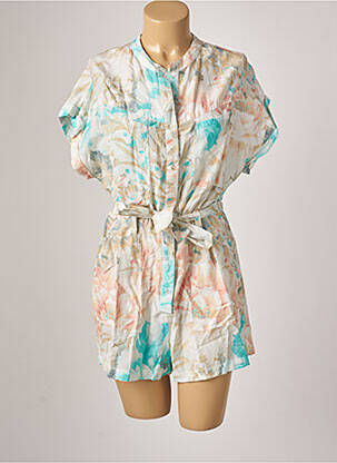 Salopetă scurtă alb LEONIE femeie