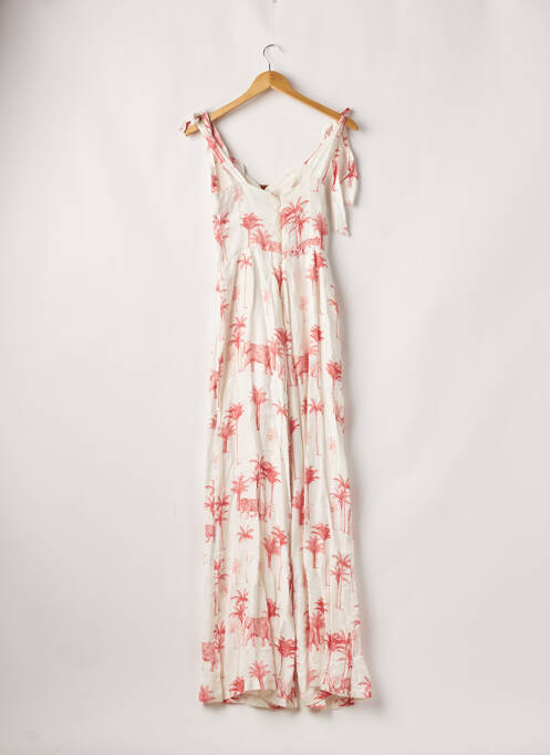 Salopetă-pantalon alb AZULU femeie