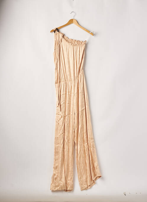 Salopetă-pantalon bej AZULU femeie