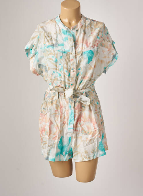 Salopetă scurtă alb LEONIE femeie