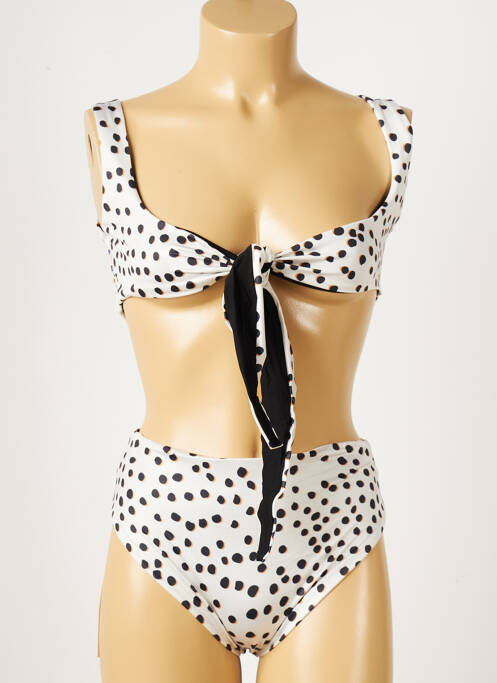 Costum de baie dintr-o singură piesă bej AZULU femeie