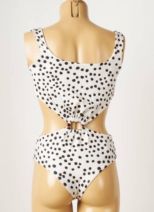 Costum de baie dintr-o singură piesă bej AZULU femeie