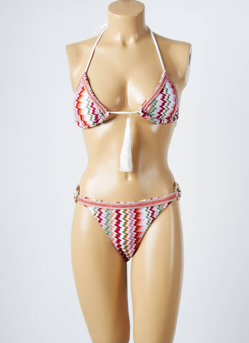 Costum de baie din două piese alb PHO femeie