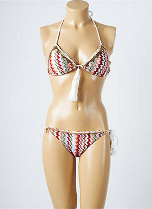 Costum de baie din două piese alb PHO femeie