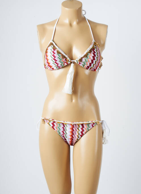 Costum de baie din două piese alb PHO femeie