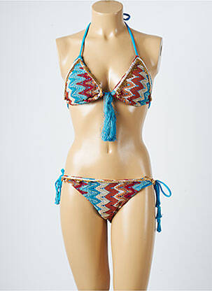 Costum de baie din două piese albastru PHO femeie